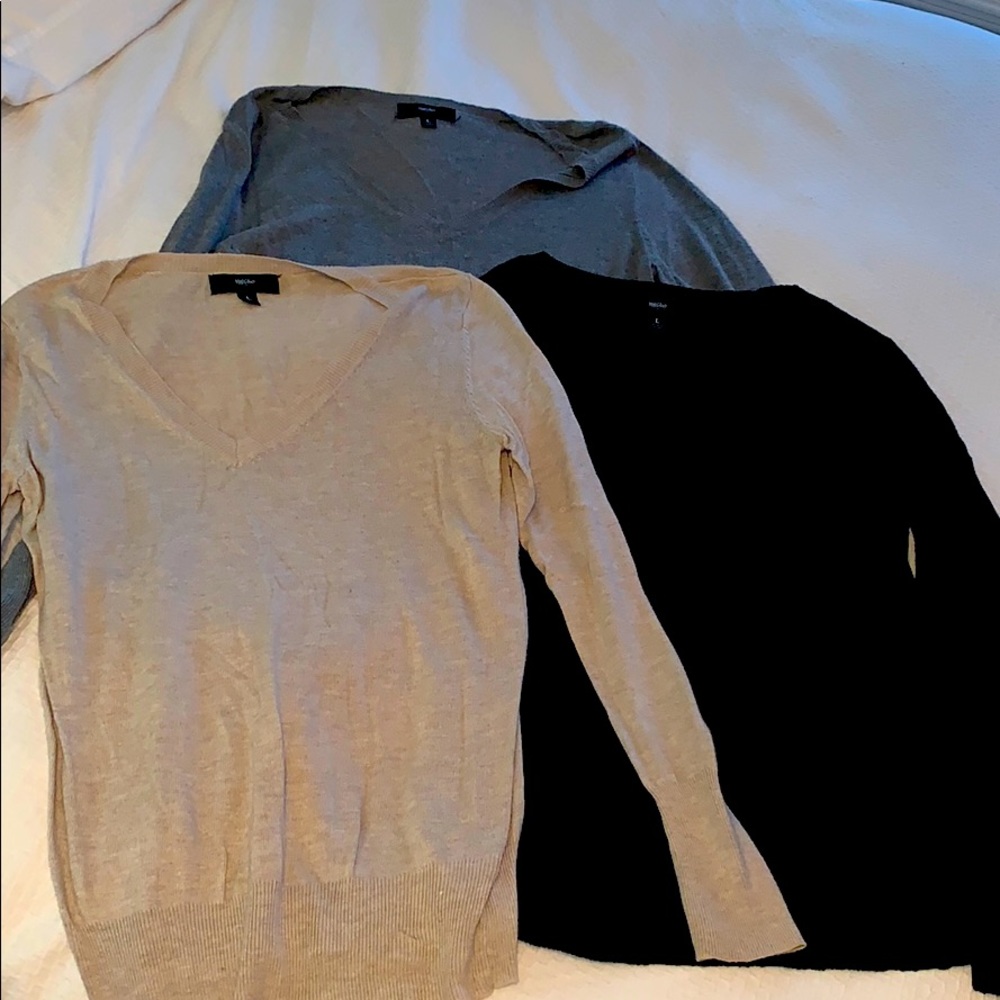 Target Mossimo THREE Sweater Bundle (size LG)